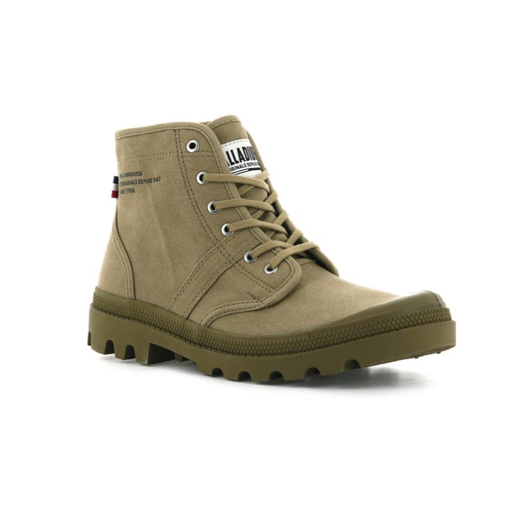 Dámské Boty Palladium Pallabrousse Legion Olivy Zelené | CZ VQB-89M